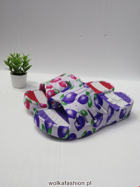 Klapki Damskie A24 PURPLE/S.BLUE/WHITE/RED 36-41