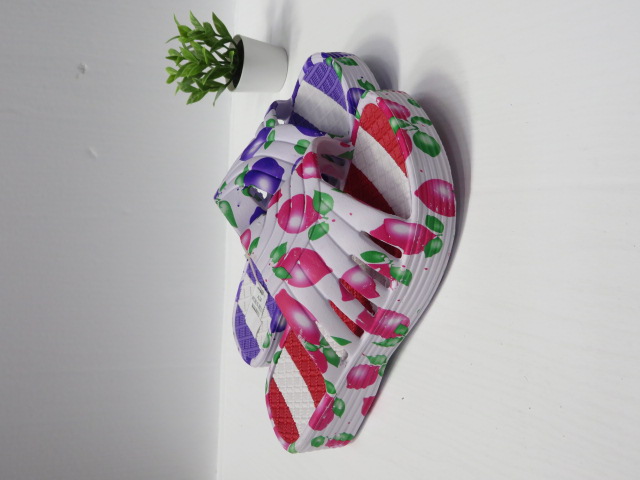 Klapki Damskie A24 PURPLE/S.BLUE/WHITE/RED 36-41 1