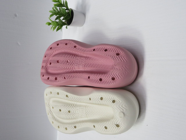 Klapki Damskie 18261 BLACK/WHITE/PINK 36-41 2