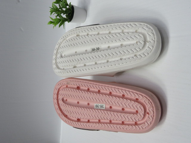 Klapki Damskie F05 BLACK/WHITE/PINK/BEIGE 36-41 2