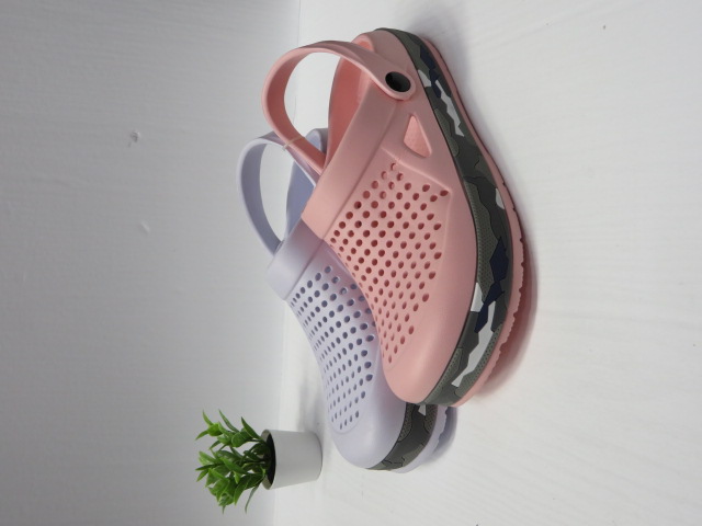 Klapki Damskie 18224 BLACK/WHITE/NAVY/POIN 37-42