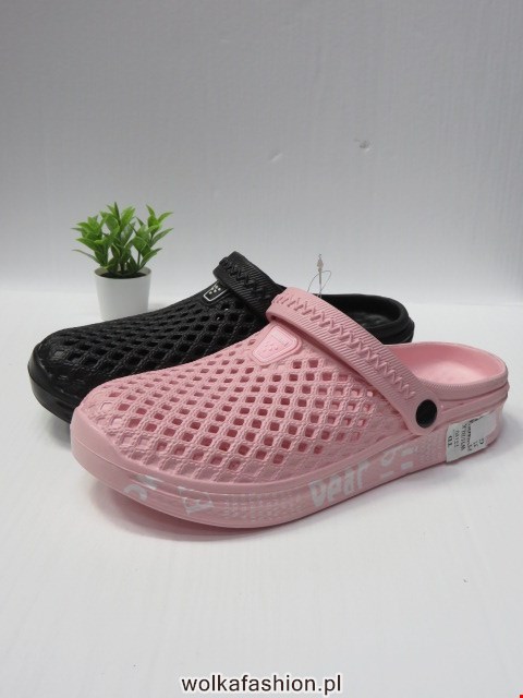 Klapki Damskie 18180 WHITE/BLACK/PINK/AQUA 37-42