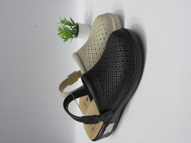 Klapki Damskie 8008 BLACK/BEIGE/WHITE 37-42 1