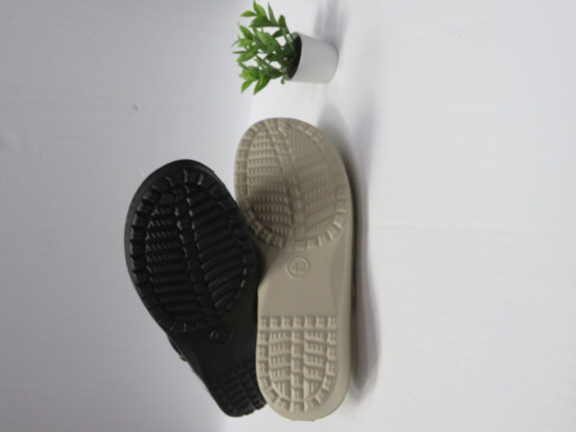 Klapki Damskie 8008 BLACK/BEIGE/WHITE 37-42 2