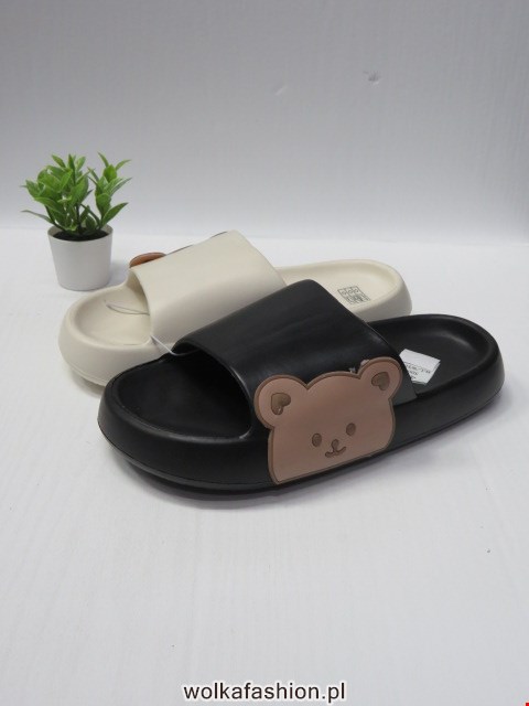 Klapki Damskie 5003 BLACK/WHITE/PINK 36-41