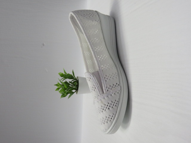 Półbuty Damskie 11025-8 WHITE 36-41 1