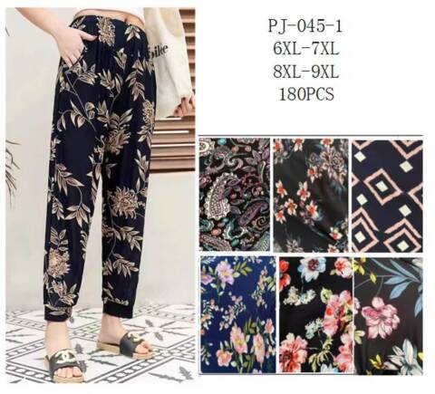Spodnie damskie PJ-045-1 Mix kolor 6XL-9XL 1