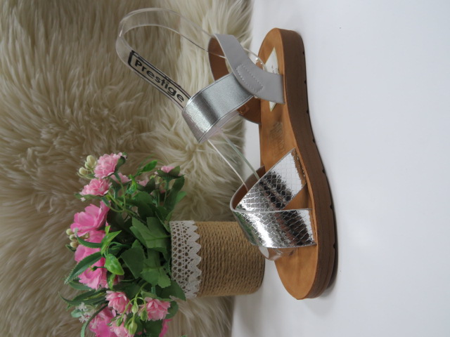 Sandały damskie W-108 SILVER 36-41 1