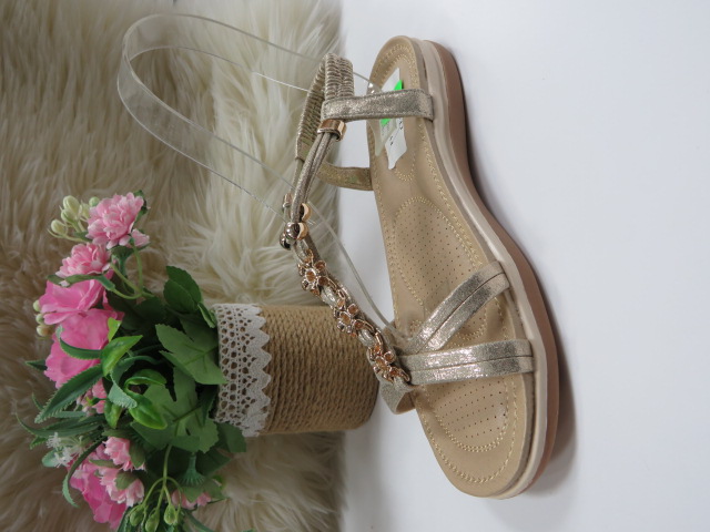Sandały damskie FY7002 GOLD 36-41 1