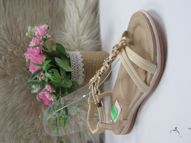 Sandały damskie FY7002 BEIGE 36-41
