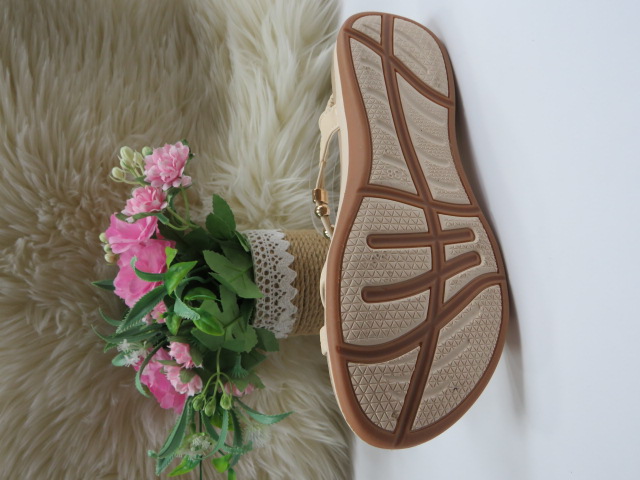 Sandały damskie FY7002 BEIGE 36-41 2