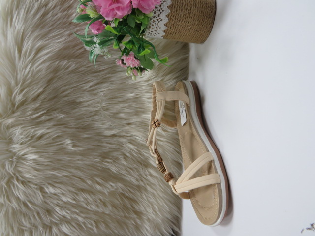 Sandały damskie FY6878 BEIGE 36-41 1