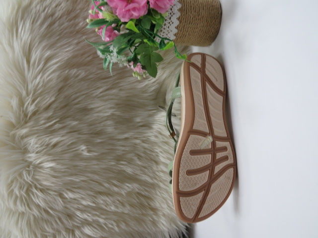 Sandały damskie FY6917 GREEN 36-41 2