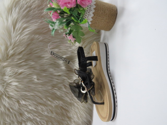 Sandały damskie LS1608-12 BLACK 36-41 1