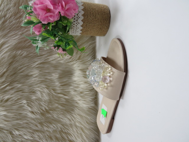 Klapki Damskie  C2511 BEIGE 36-41