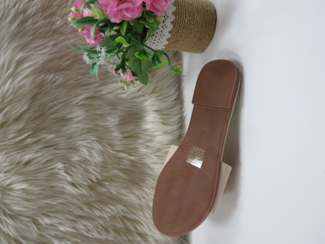Klapki Damskie  C2511 BEIGE 36-41 2
