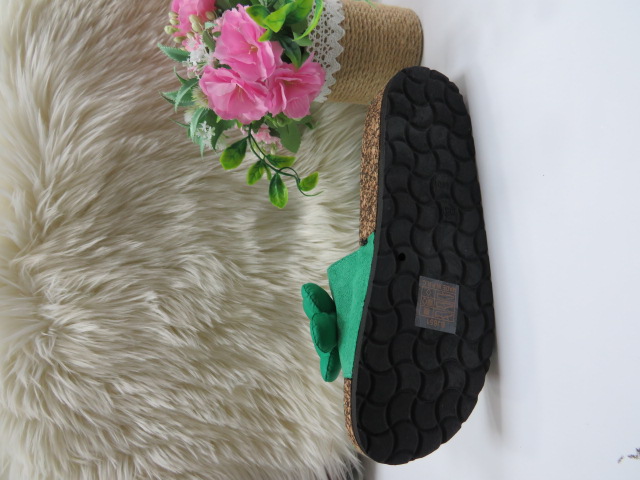 Klapki Damskie BJ651 GREEN 36-41 2