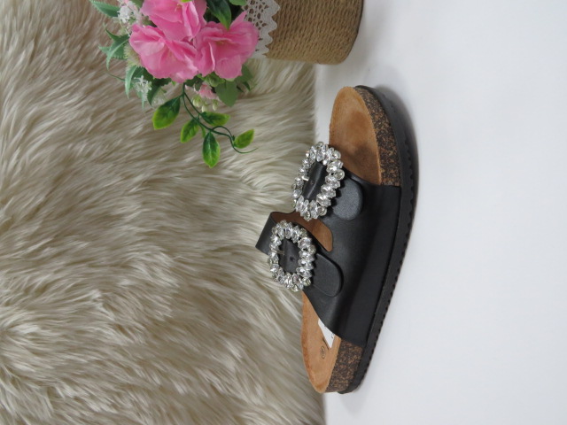 Klapki Damskie 8051 BLACK 36-41