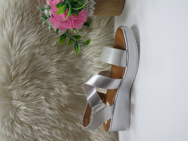 Sandały damskie BD16-6 SILVER 36-41 1