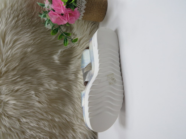 Sandały damskie YO-755 SILVER 36-41 2