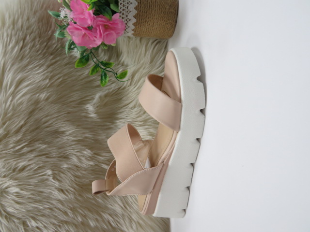 Sandały damskie BE-9058 BEIGE 36-41