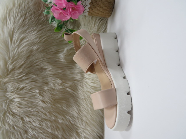 Sandały damskie BE-9058 BEIGE 36-41 1