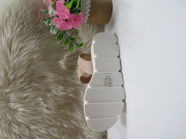 Sandały damskie BE-9058 BEIGE 36-41 2