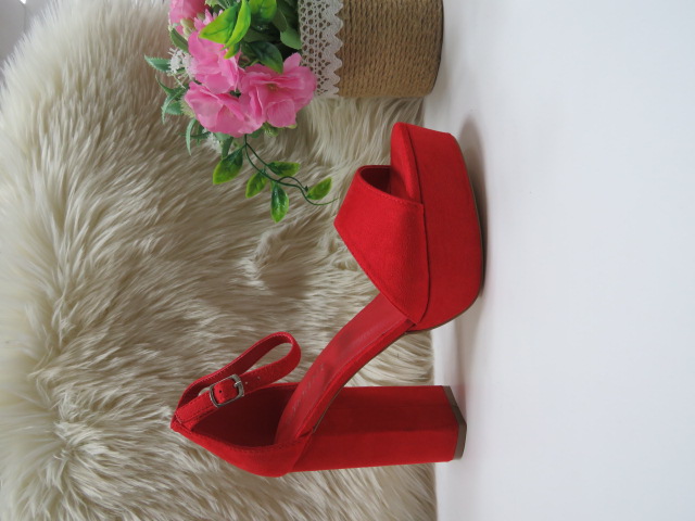 Czółenka Damskie F18 RED 36-41