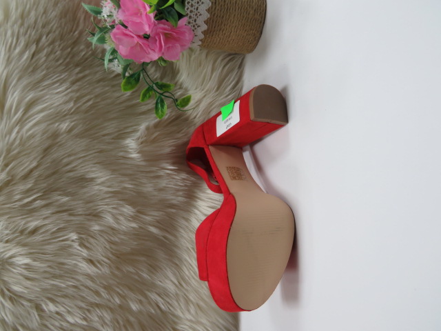 Czółenka Damskie F18 RED 36-41 2