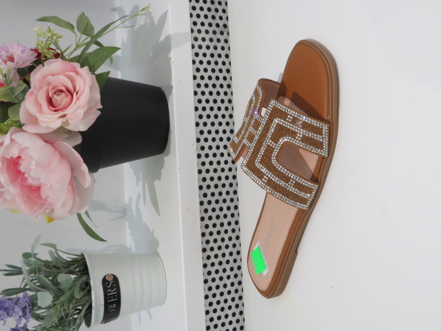 Klapki Damskie P3097-22 CAMEL 36-41