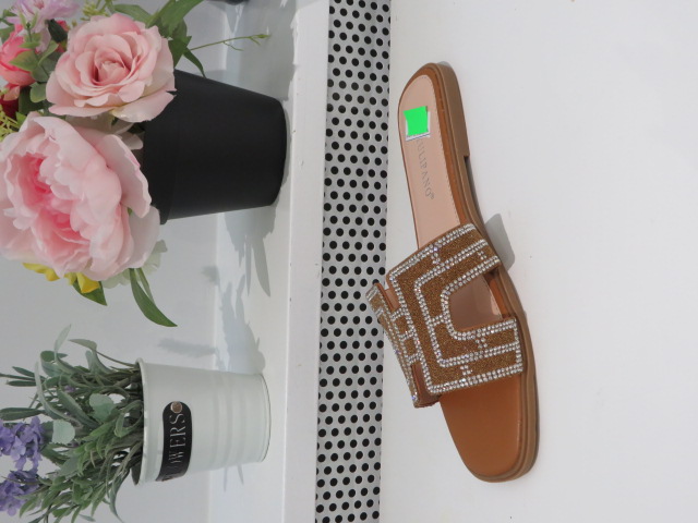 Klapki Damskie P3097-22 CAMEL 36-41 1