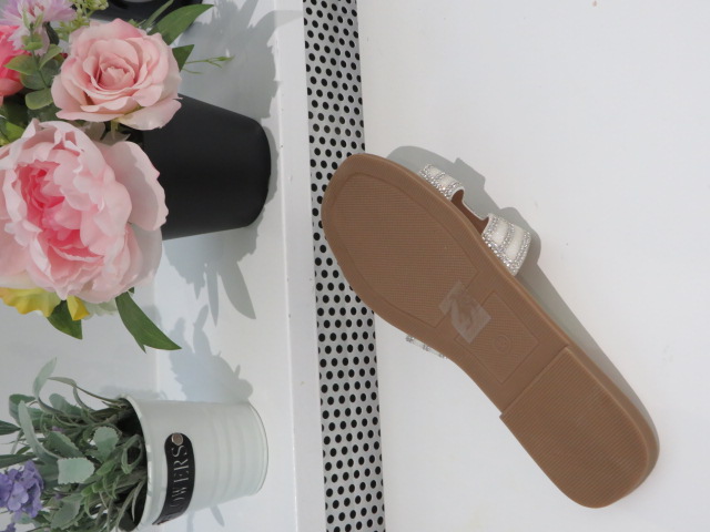 Klapki Damskie P3097-22 WHITE 36-41 2