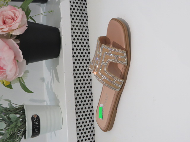 Klapki Damskie P3097-22 BEIGE 36-41