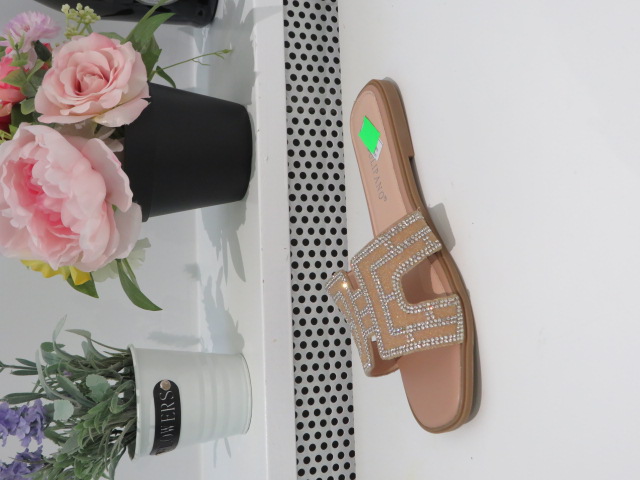 Klapki Damskie P3097-22 BEIGE 36-41 1