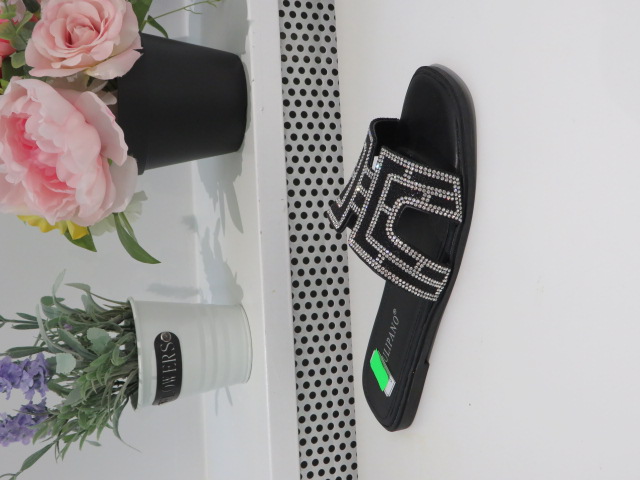 Klapki Damskie P3097-22 BLACK 36-41