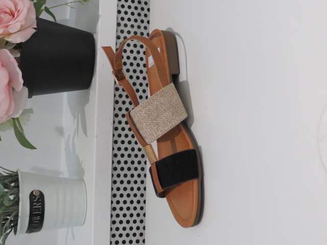 Sandały damskie 333-126 BLACK 36-41 1