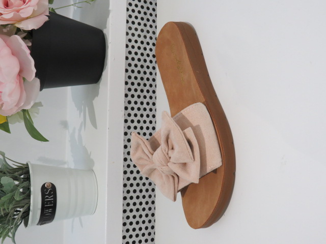 Klapki Damskie 23028 BEIGE 36-41