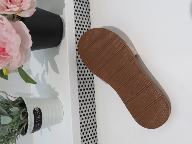 Klapki Damskie 23028 BEIGE 36-41 2