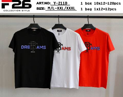 Bluzka męska Y-211D Mix kolor M-3XL 1