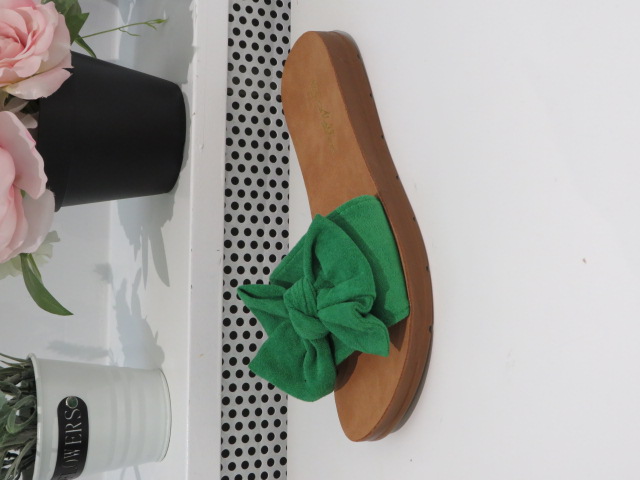 Klapki Damskie 23028 GREEN 36-41