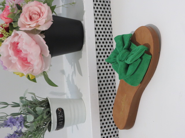 Klapki Damskie 23028 GREEN 36-41 1