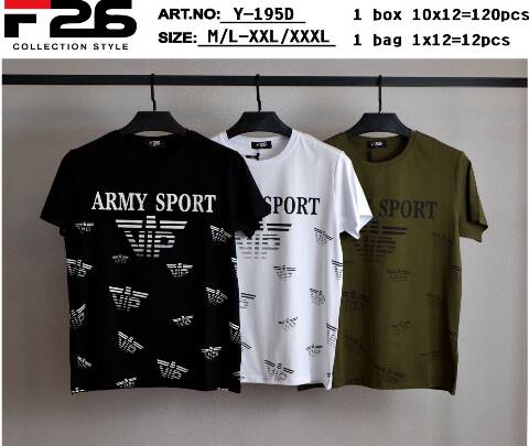 Bluzka męska Y-195D Mix kolor M-3XL 1