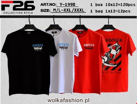 Bluzka męska Y-199D Mix kolor M-3XL