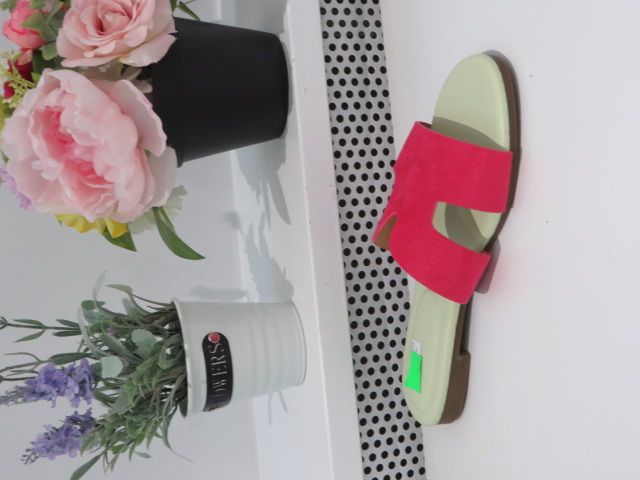 Klapki Damskie 5121 RED 36-41 1