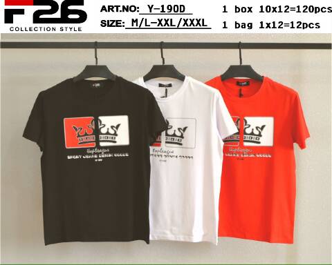 Bluzka męska Y-190D Mix kolor M-3XL 1