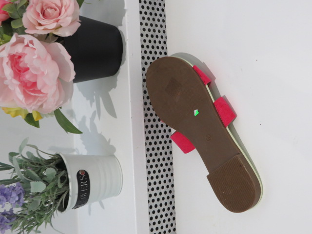 Klapki Damskie 5121 RED 36-41 2