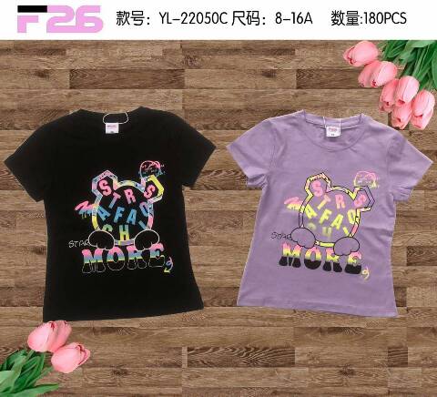 Bluzka dziewczęca YL-22050C Mix kolor 8-16