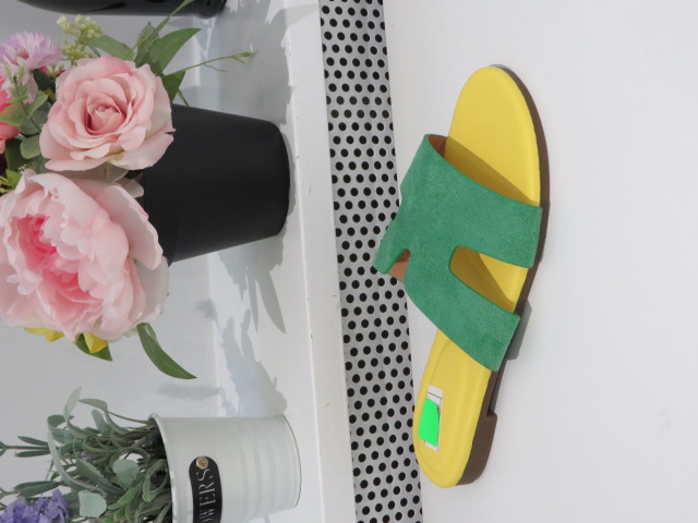 Klapki Damskie 5121 GREEN 36-41