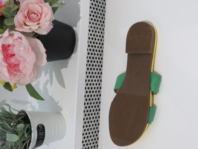 Klapki Damskie 5121 GREEN 36-41 2