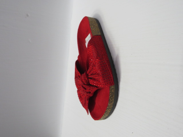 Klapki Damskie FRS-55 RED 36-41